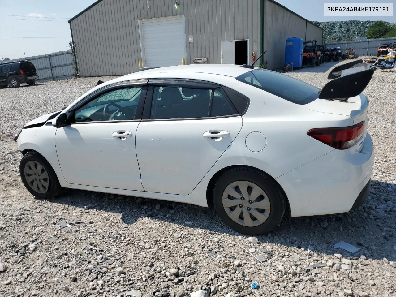 2019 Kia Rio S VIN: 3KPA24AB4KE179191 Lot: 66333984