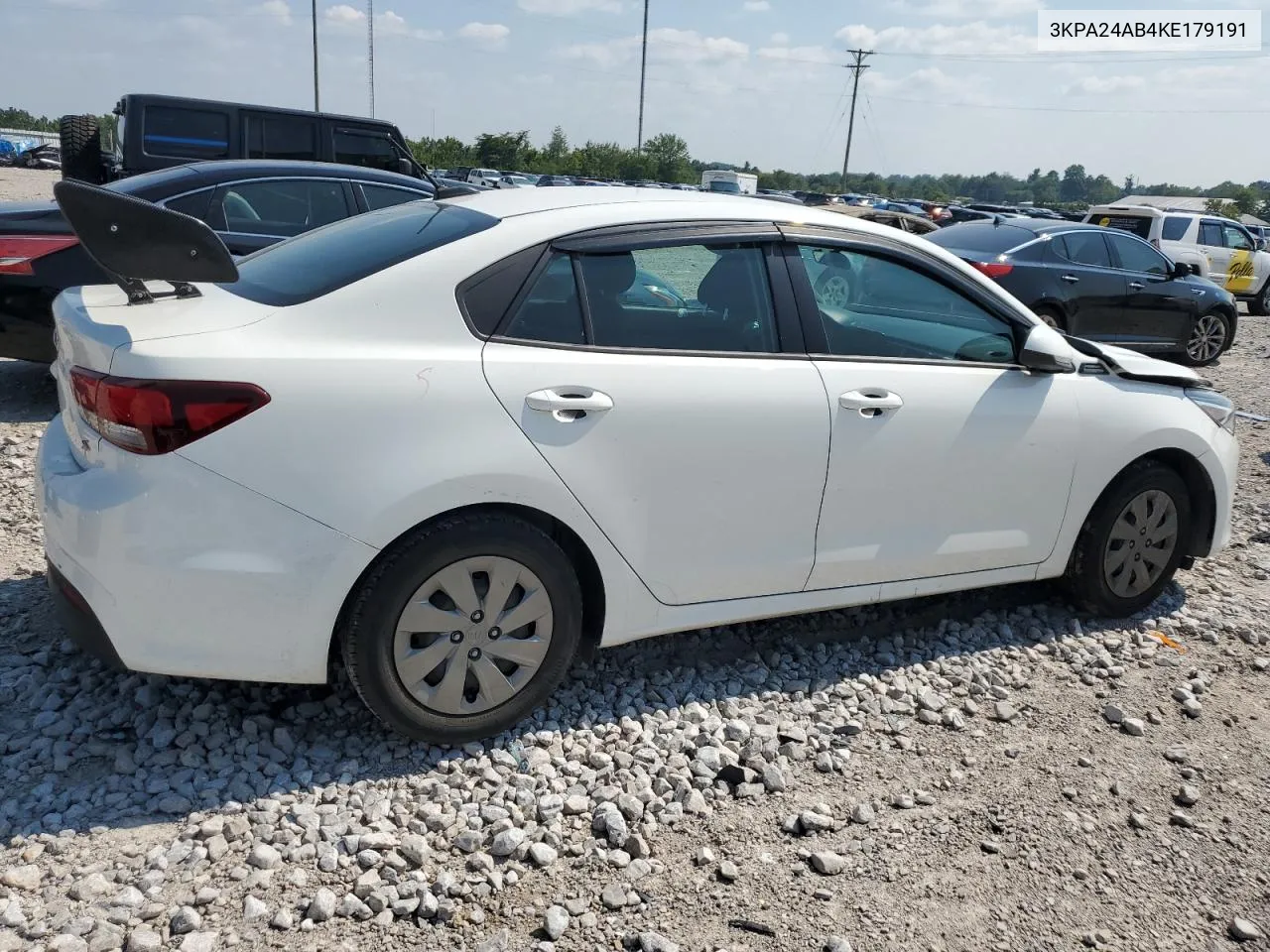 2019 Kia Rio S VIN: 3KPA24AB4KE179191 Lot: 66333984