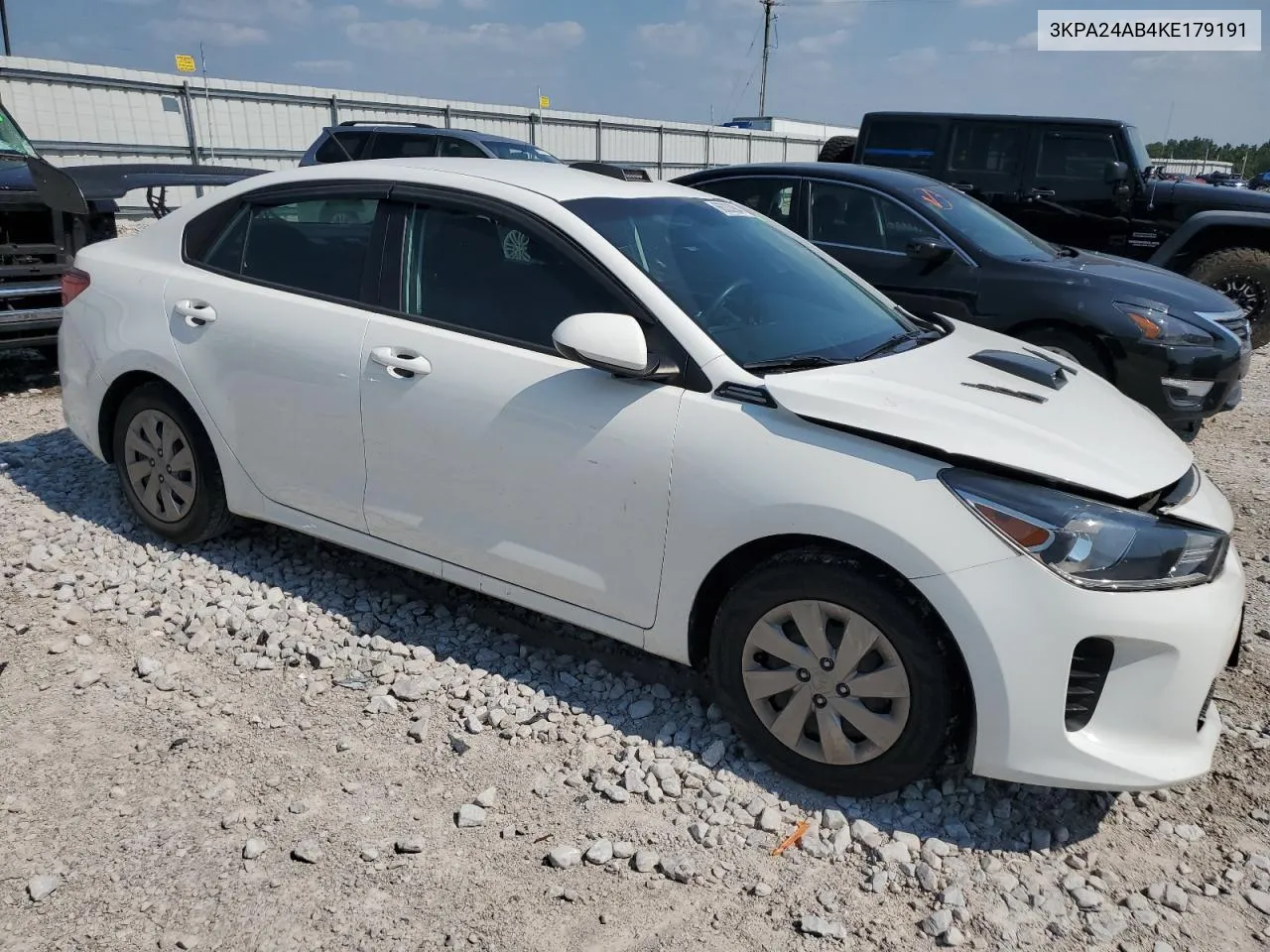 2019 Kia Rio S VIN: 3KPA24AB4KE179191 Lot: 66333984