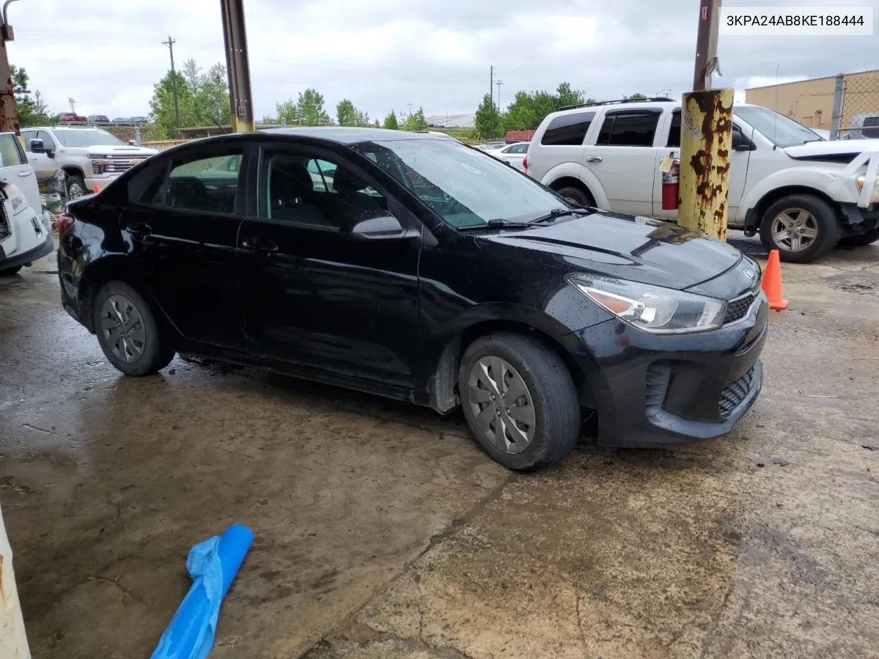 3KPA24AB8KE188444 2019 Kia Rio S