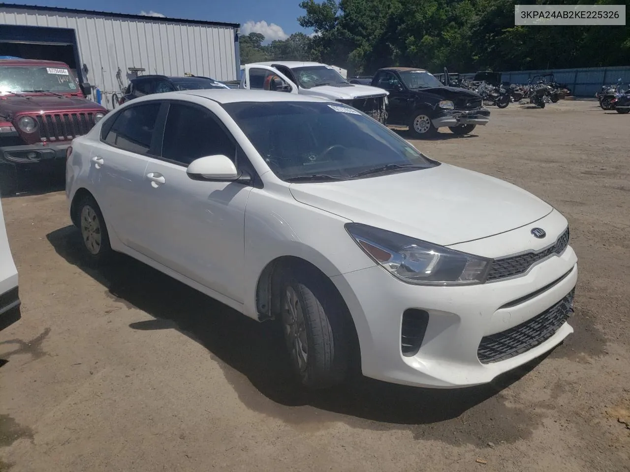 2019 Kia Rio S VIN: 3KPA24AB2KE225326 Lot: 67717014