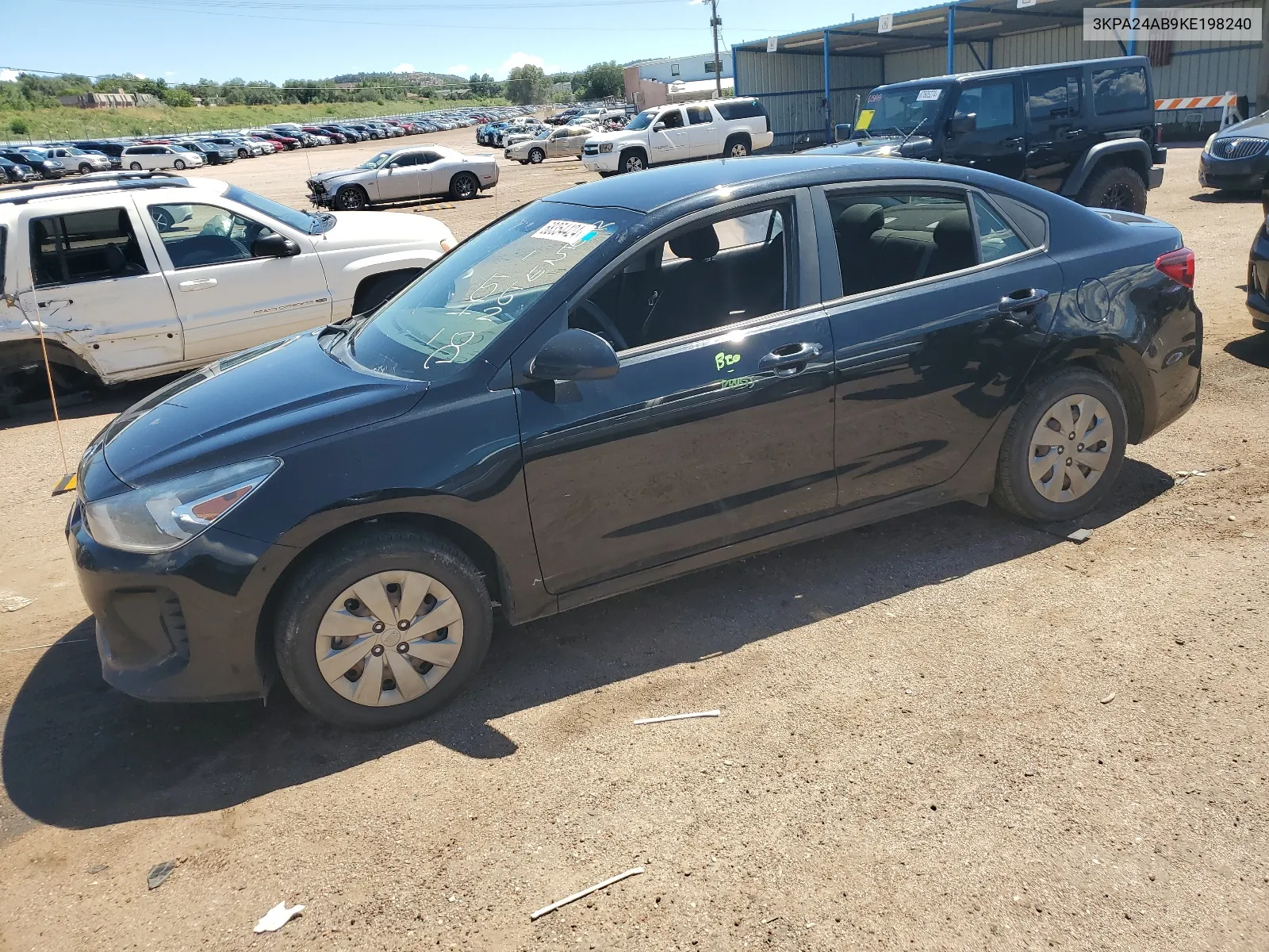 2019 Kia Rio S VIN: 3KPA24AB9KE198240 Lot: 68354424