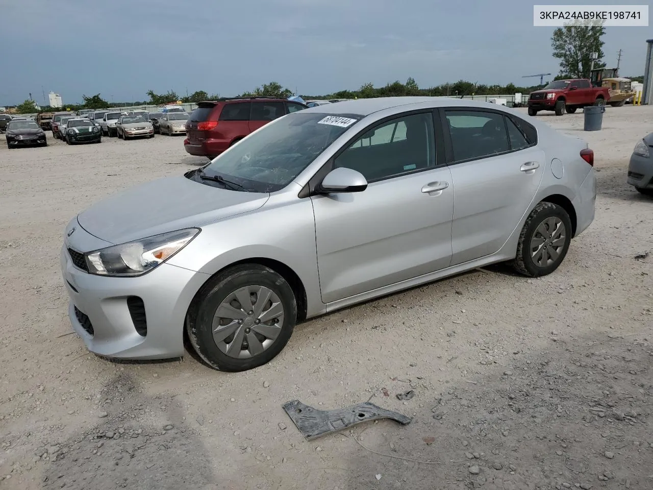 2019 Kia Rio S VIN: 3KPA24AB9KE198741 Lot: 68704144