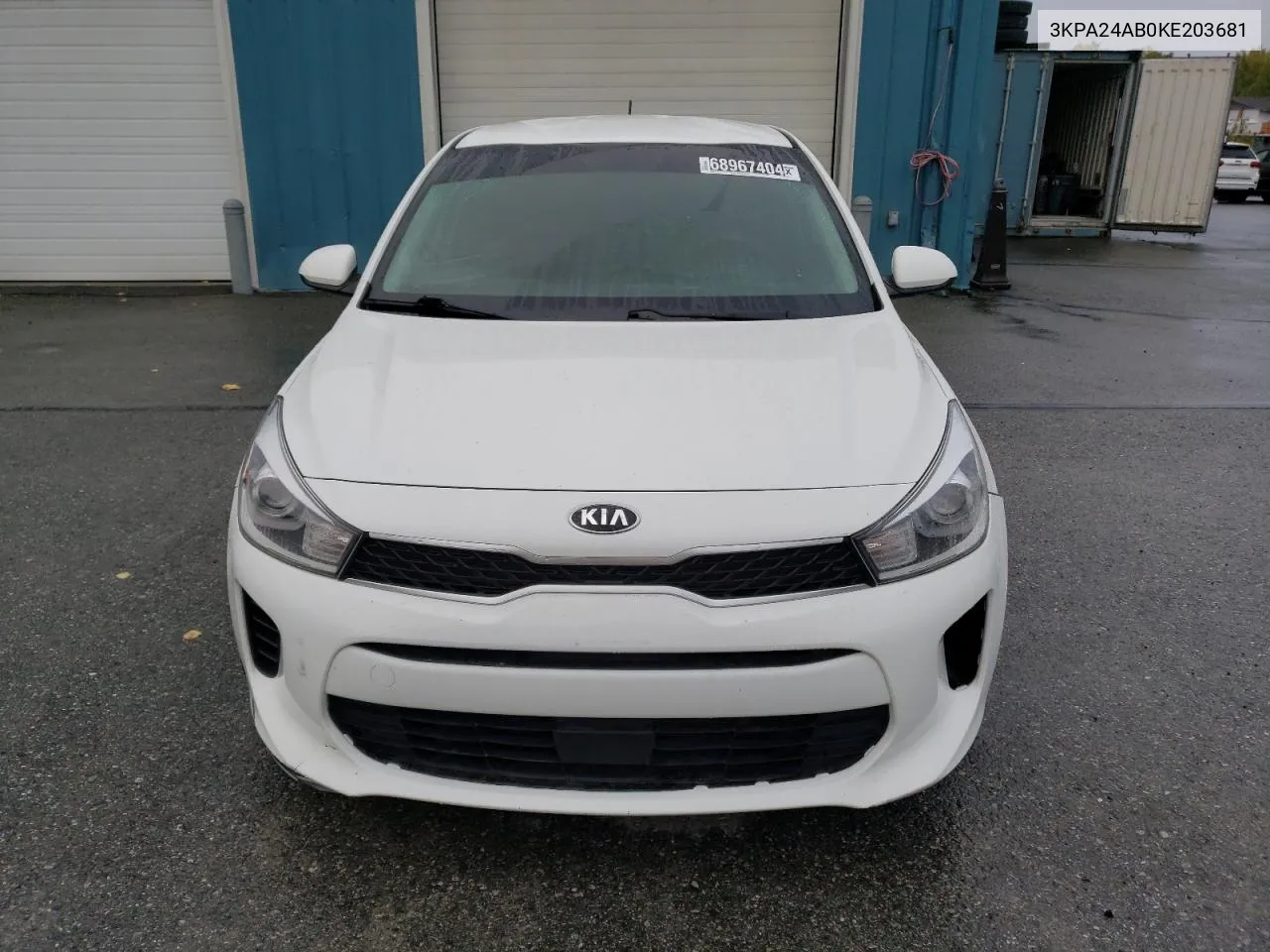 3KPA24AB0KE203681 2019 Kia Rio S