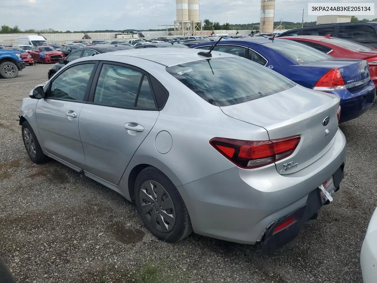 2019 Kia Rio S VIN: 3KPA24AB3KE205134 Lot: 69084383