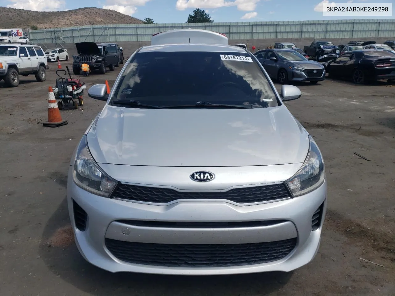 3KPA24AB0KE249298 2019 Kia Rio S