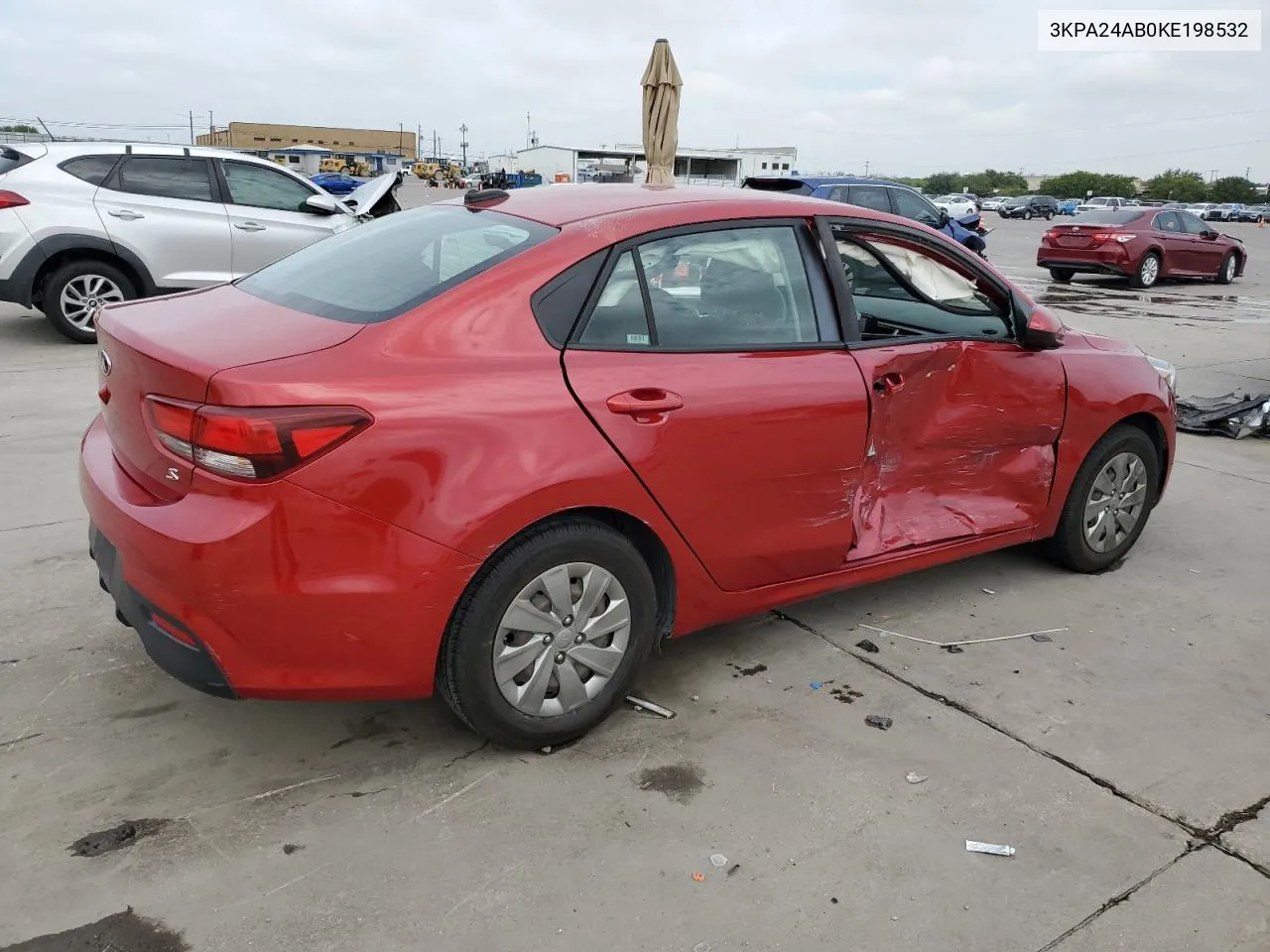 2019 Kia Rio S VIN: 3KPA24AB0KE198532 Lot: 69258384