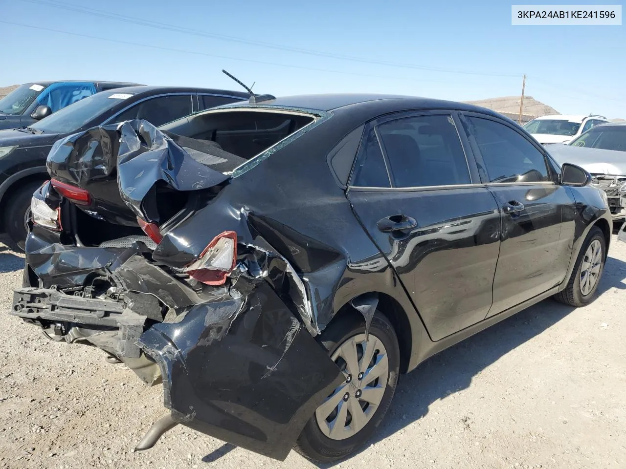 2019 Kia Rio S VIN: 3KPA24AB1KE241596 Lot: 69603574