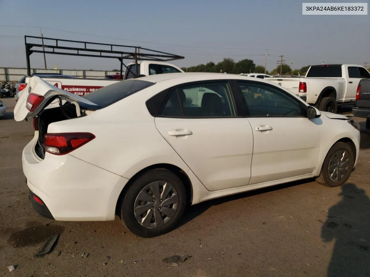 2019 Kia Rio S VIN: 3KPA24AB6KE183372 Lot: 69885624