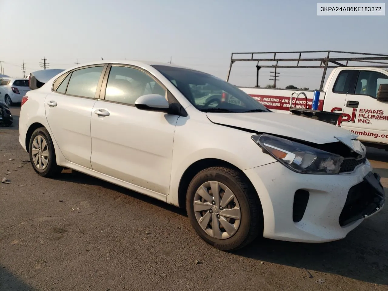 3KPA24AB6KE183372 2019 Kia Rio S