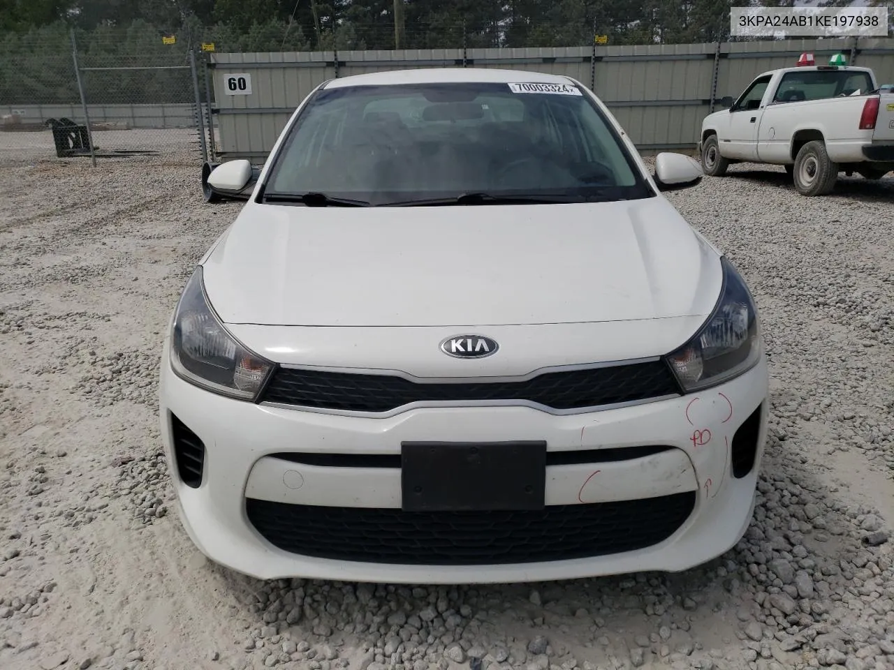 2019 Kia Rio S VIN: 3KPA24AB1KE197938 Lot: 70003324