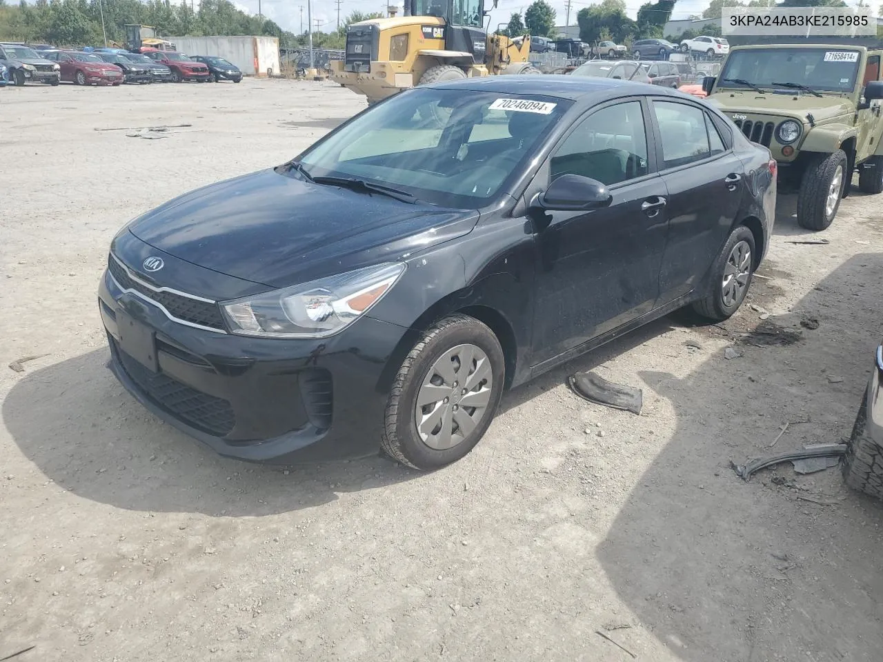 2019 Kia Rio S VIN: 3KPA24AB3KE215985 Lot: 70246094