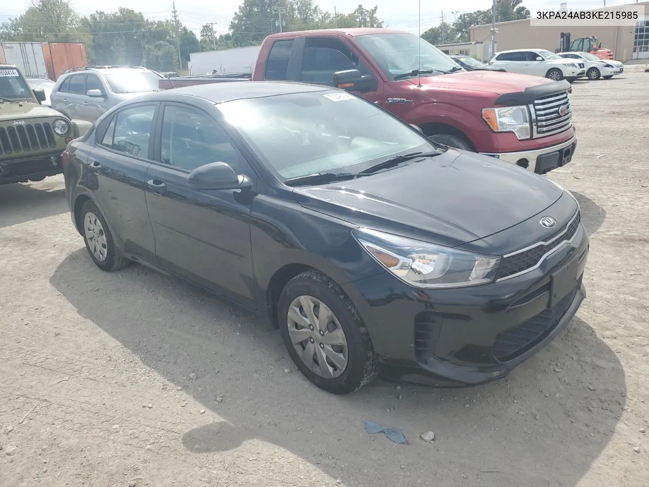 2019 Kia Rio S VIN: 3KPA24AB3KE215985 Lot: 70246094