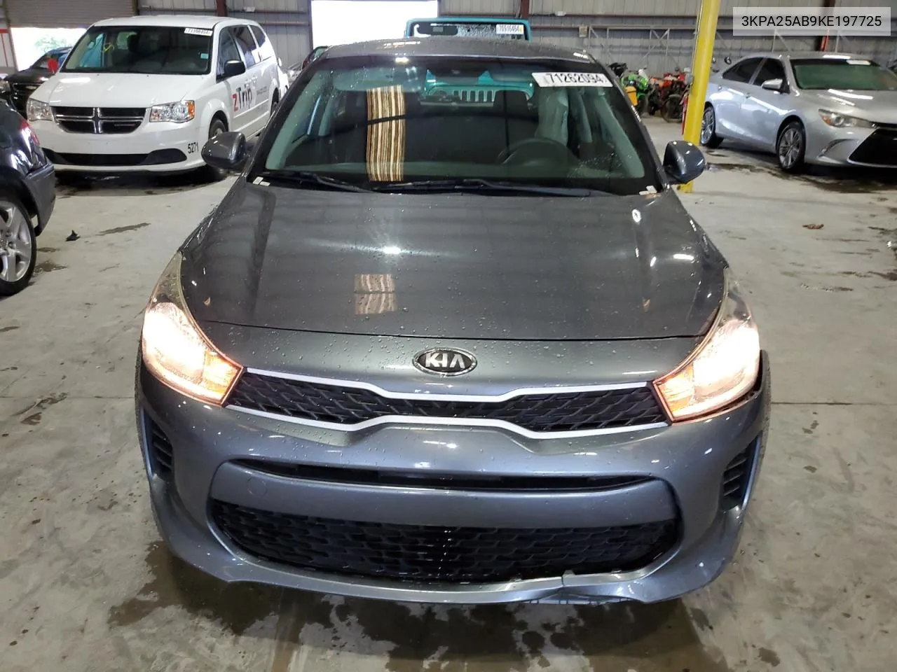 2019 Kia Rio S VIN: 3KPA25AB9KE197725 Lot: 71262094