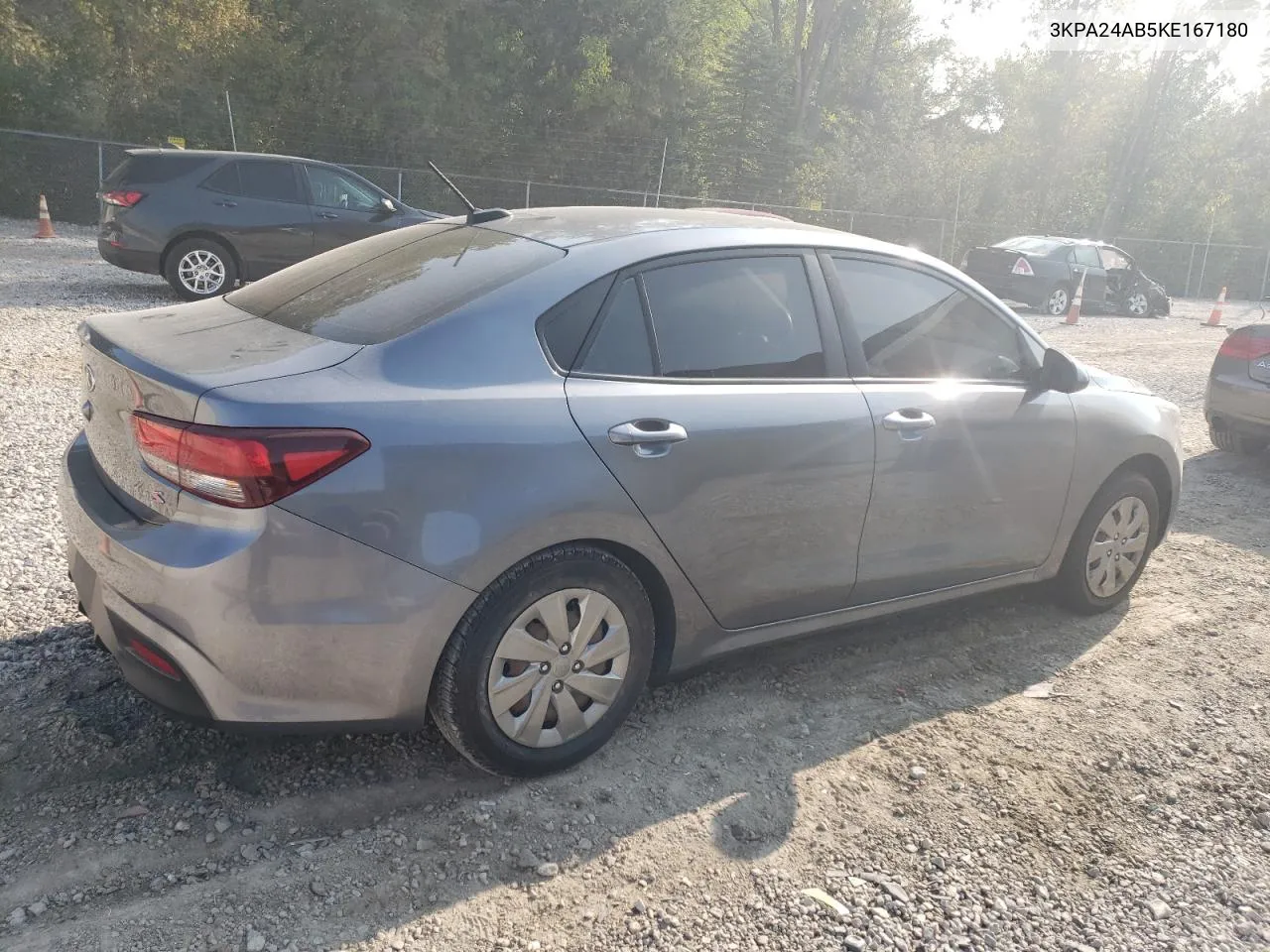 2019 Kia Rio S VIN: 3KPA24AB5KE167180 Lot: 71345444