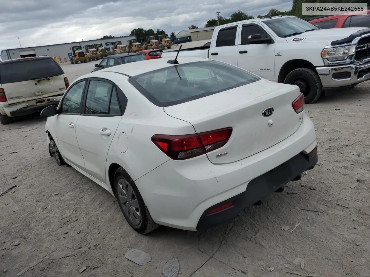 2019 Kia Rio S VIN: 3KPA24AB5KE242668 Lot: 71402644