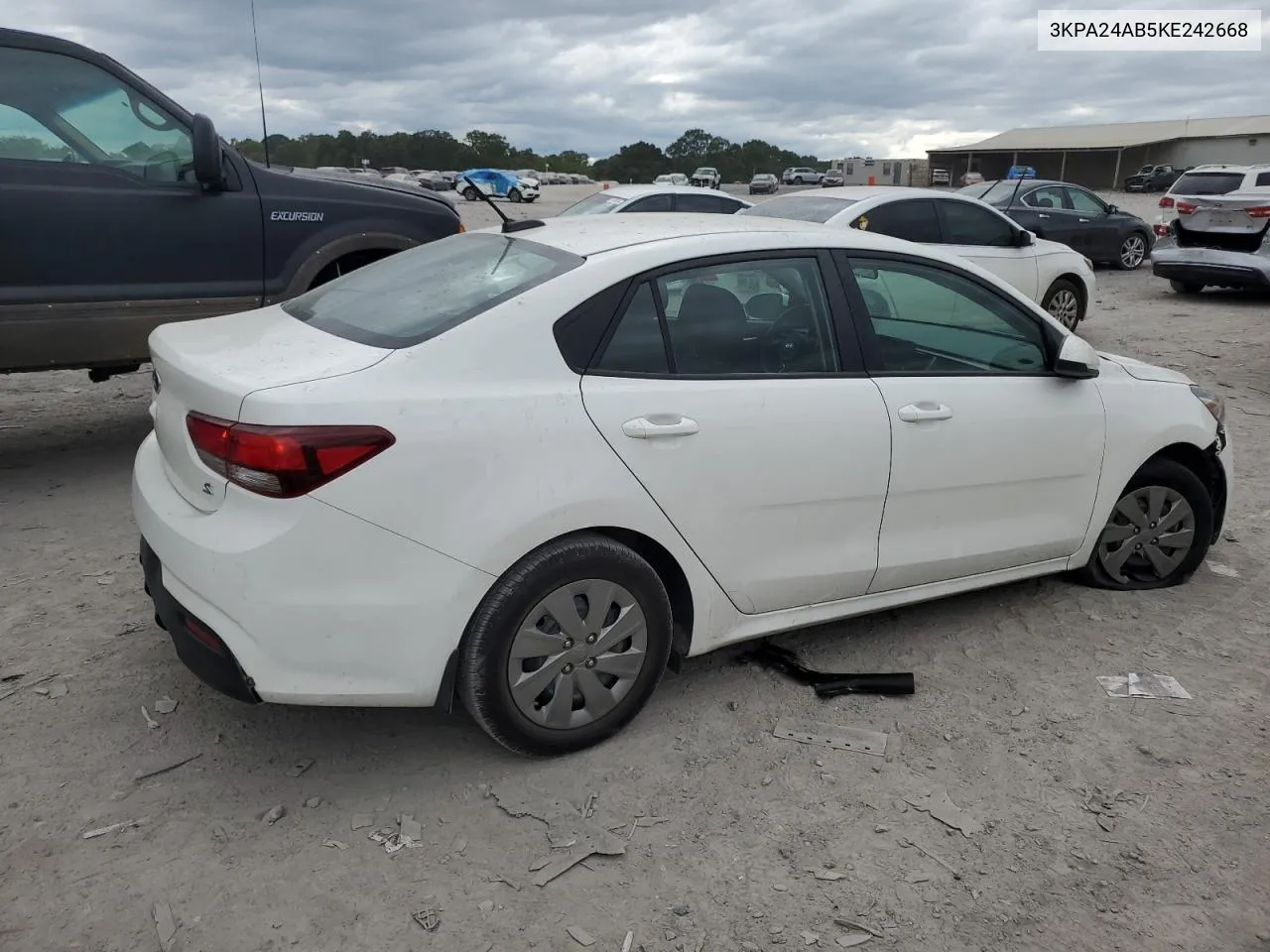 2019 Kia Rio S VIN: 3KPA24AB5KE242668 Lot: 71402644