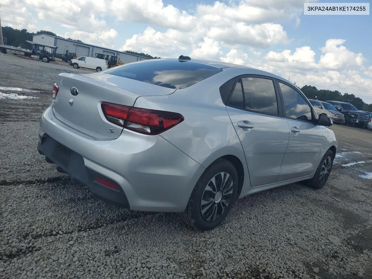 3KPA24AB1KE174255 2019 Kia Rio S