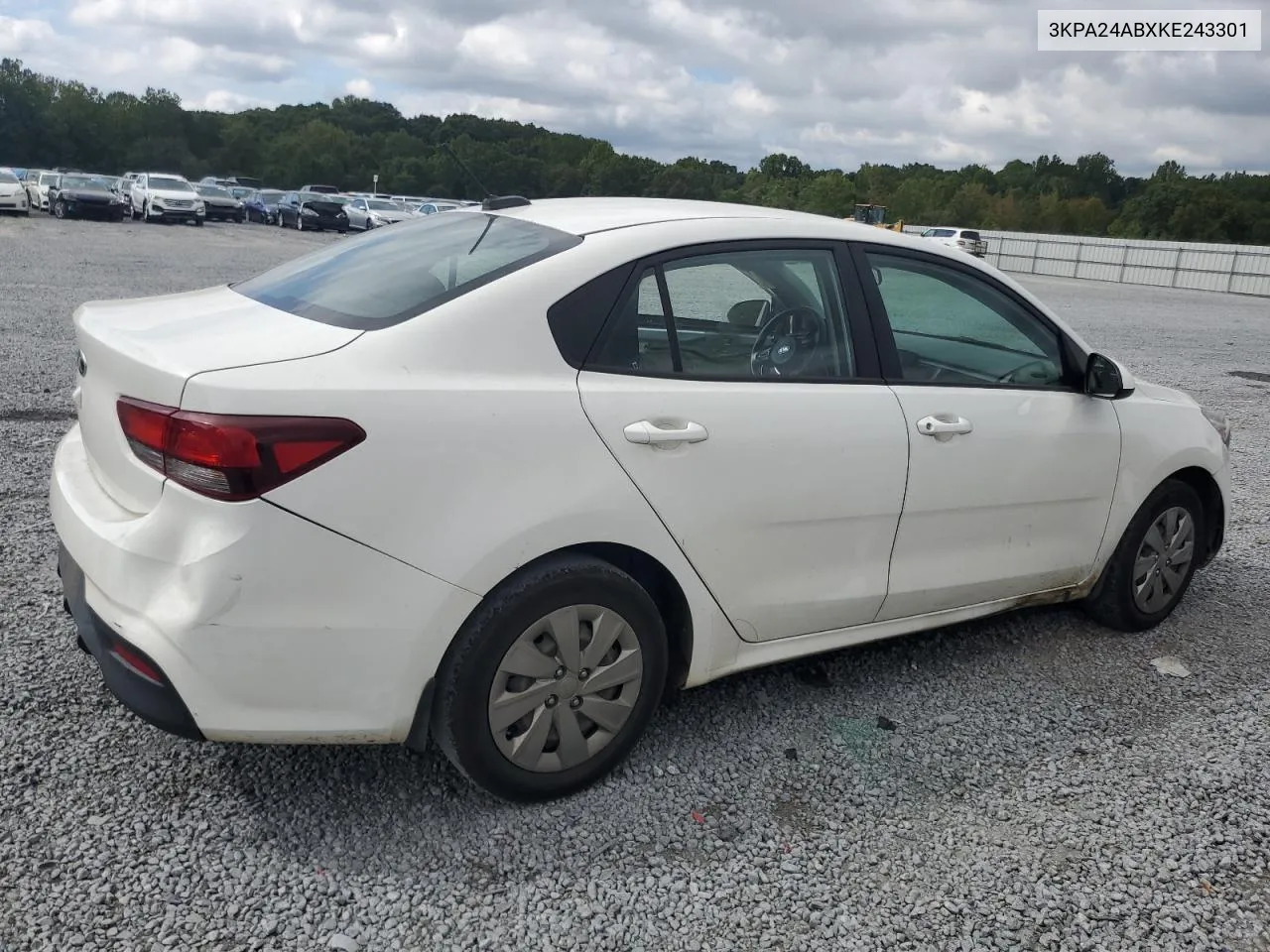 2019 Kia Rio S VIN: 3KPA24ABXKE243301 Lot: 71564854