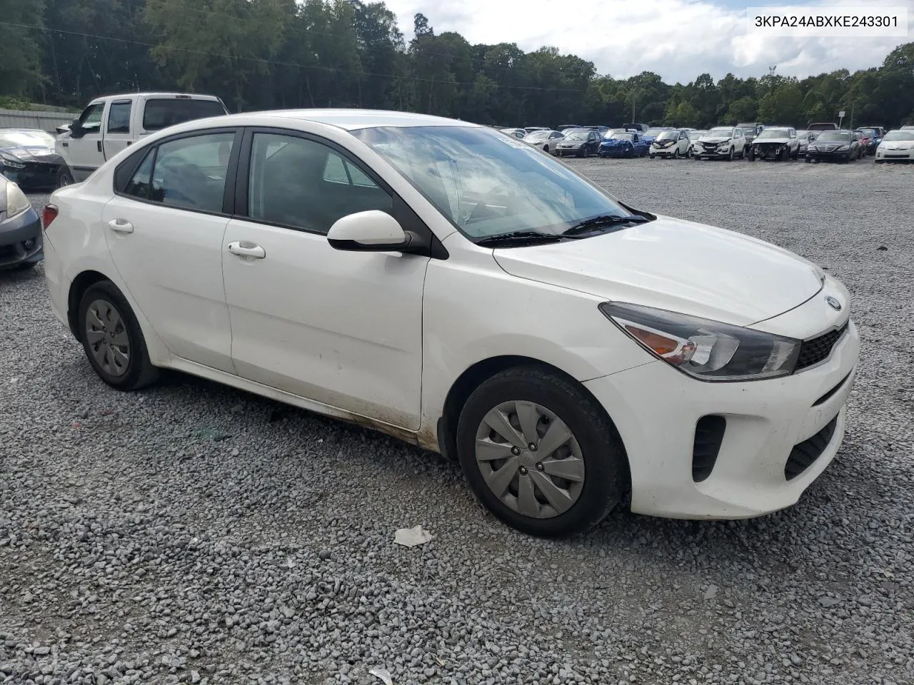 2019 Kia Rio S VIN: 3KPA24ABXKE243301 Lot: 71564854