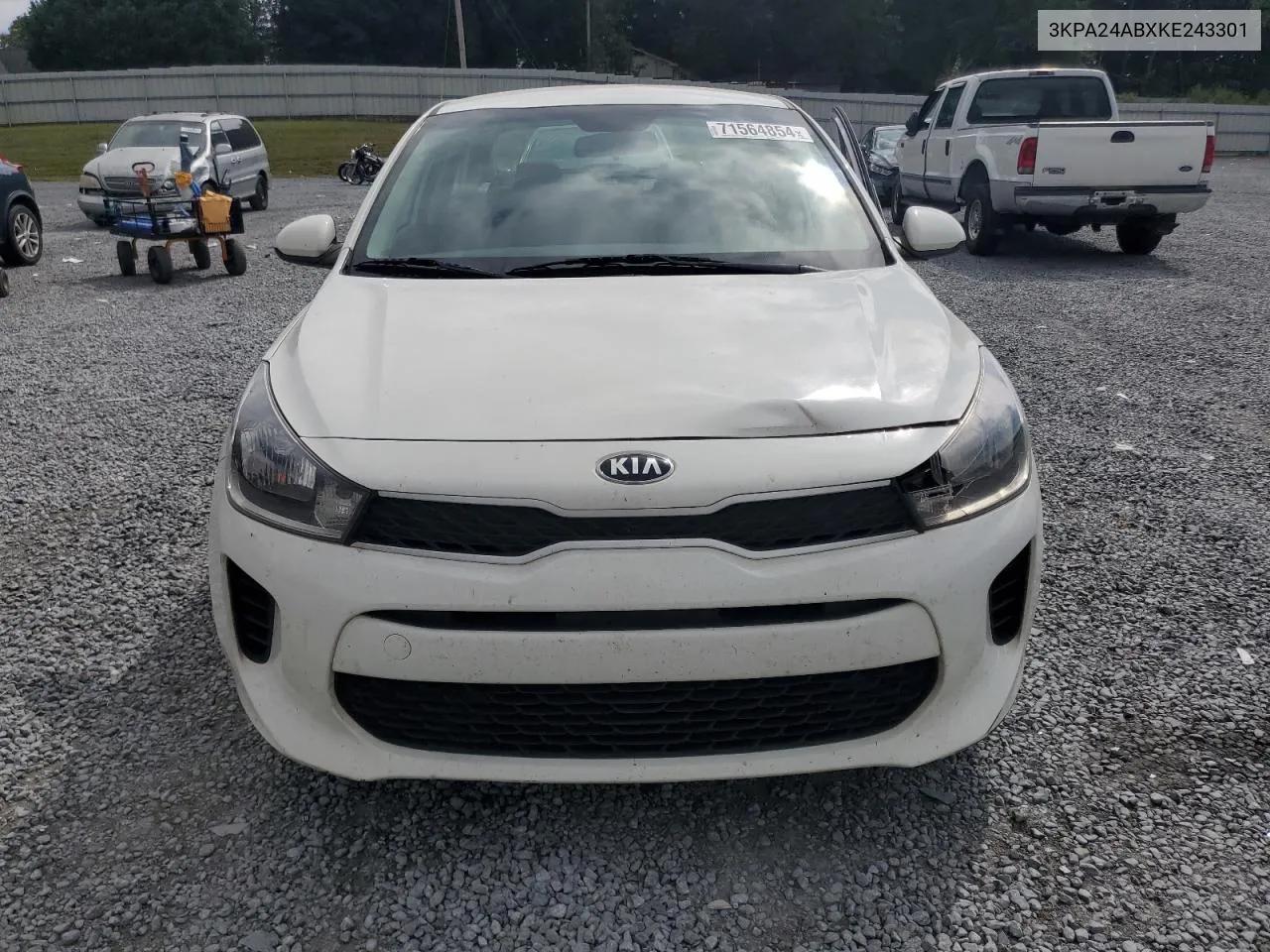 2019 Kia Rio S VIN: 3KPA24ABXKE243301 Lot: 71564854