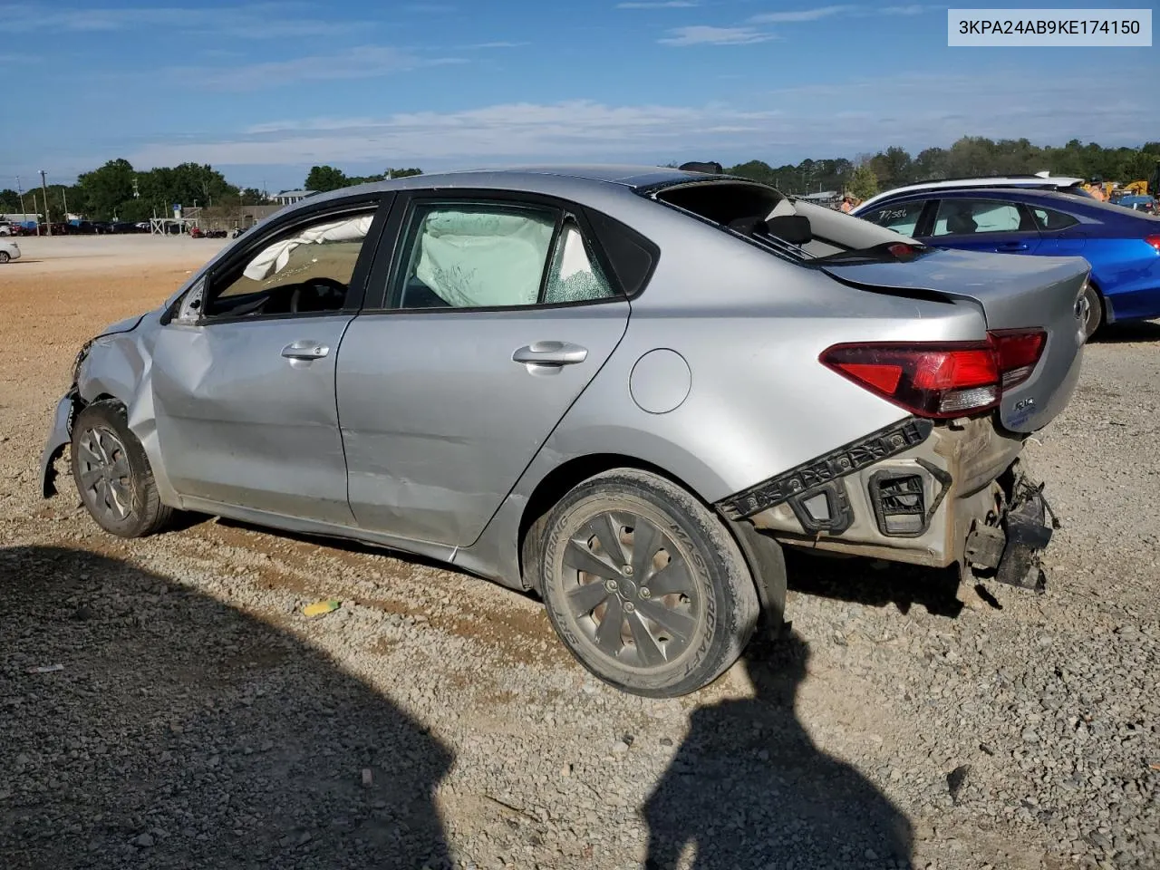 2019 Kia Rio S VIN: 3KPA24AB9KE174150 Lot: 72049914