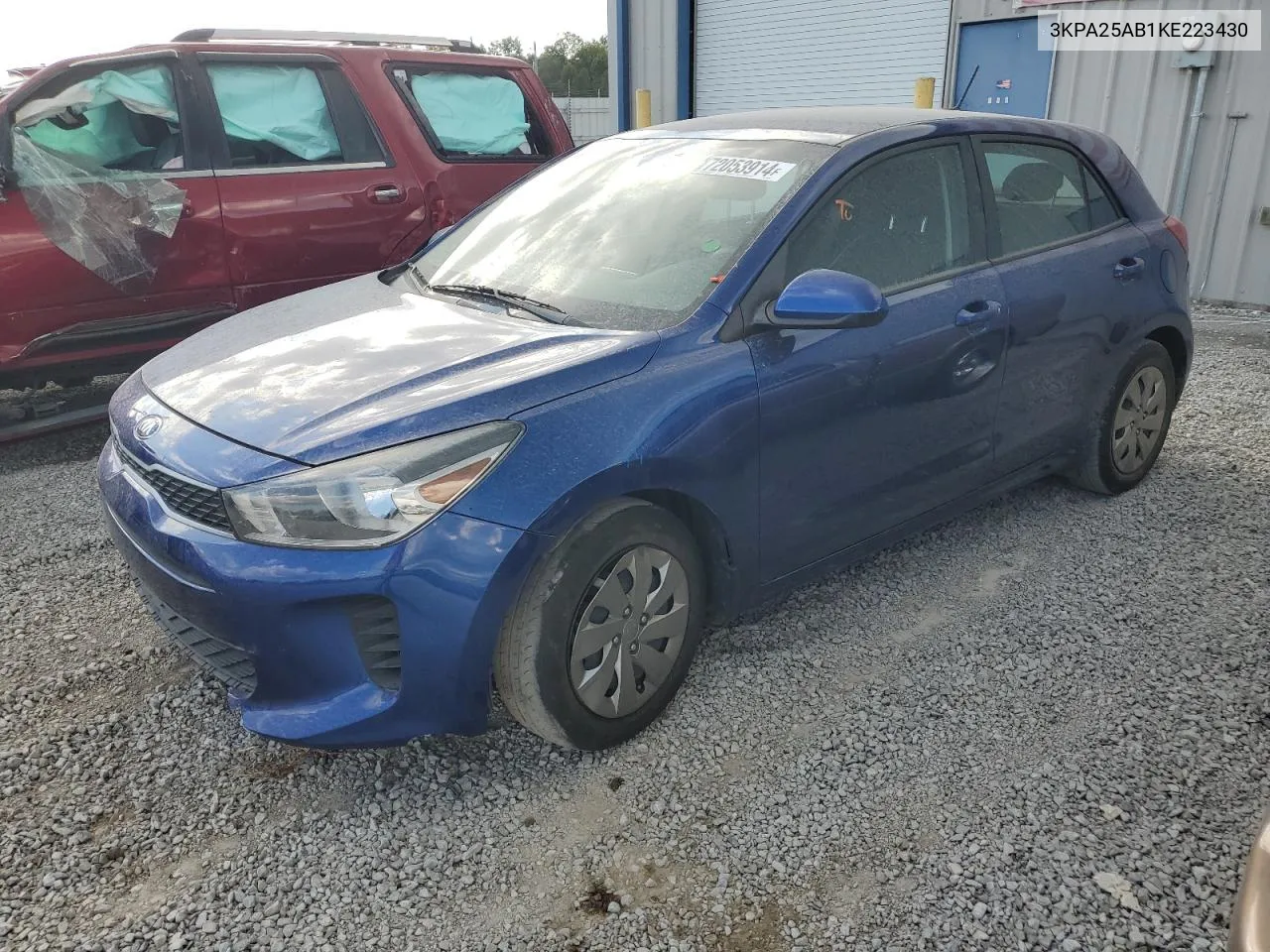 2019 Kia Rio S VIN: 3KPA25AB1KE223430 Lot: 72053914