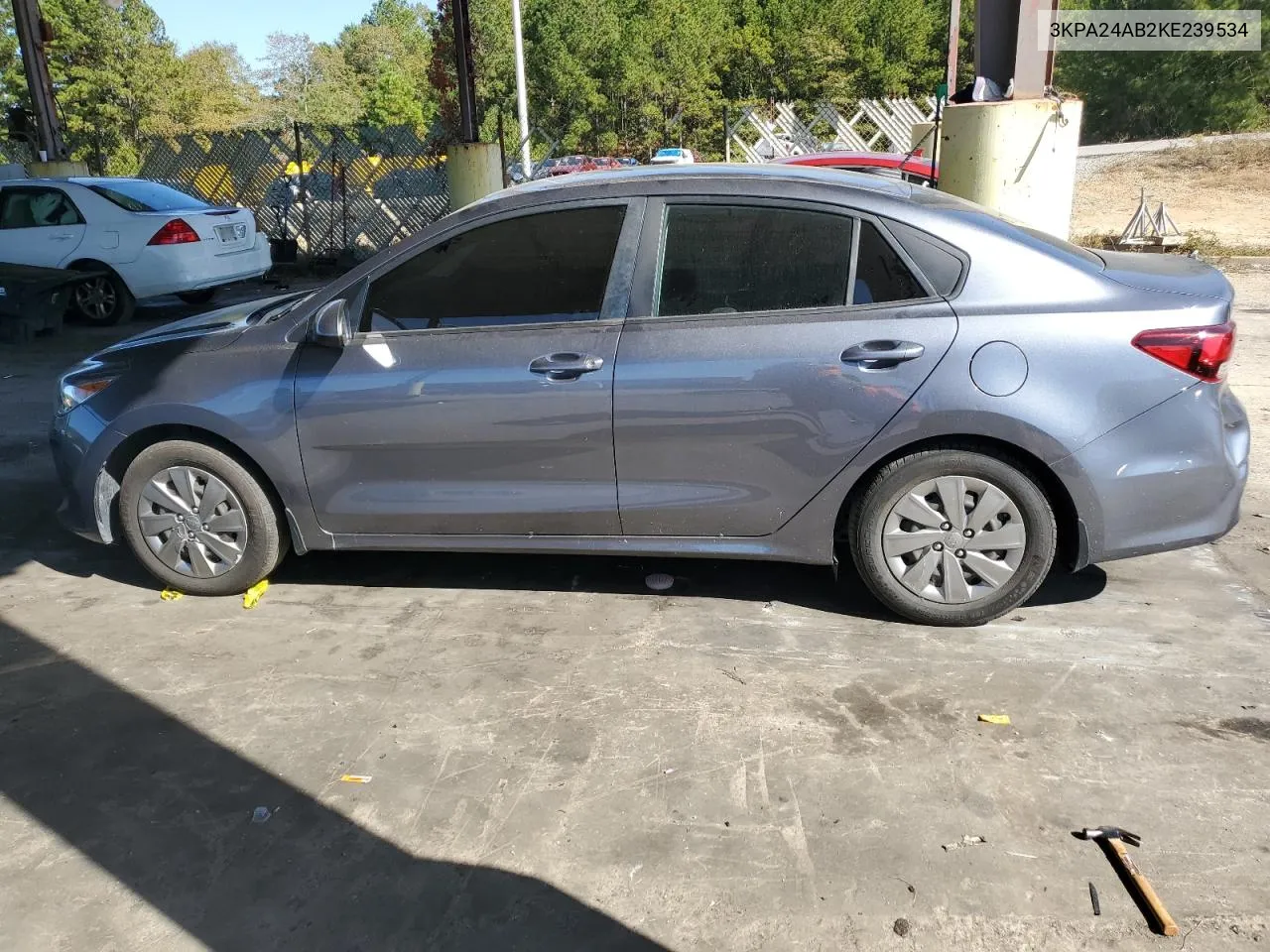 2019 Kia Rio S VIN: 3KPA24AB2KE239534 Lot: 72648584