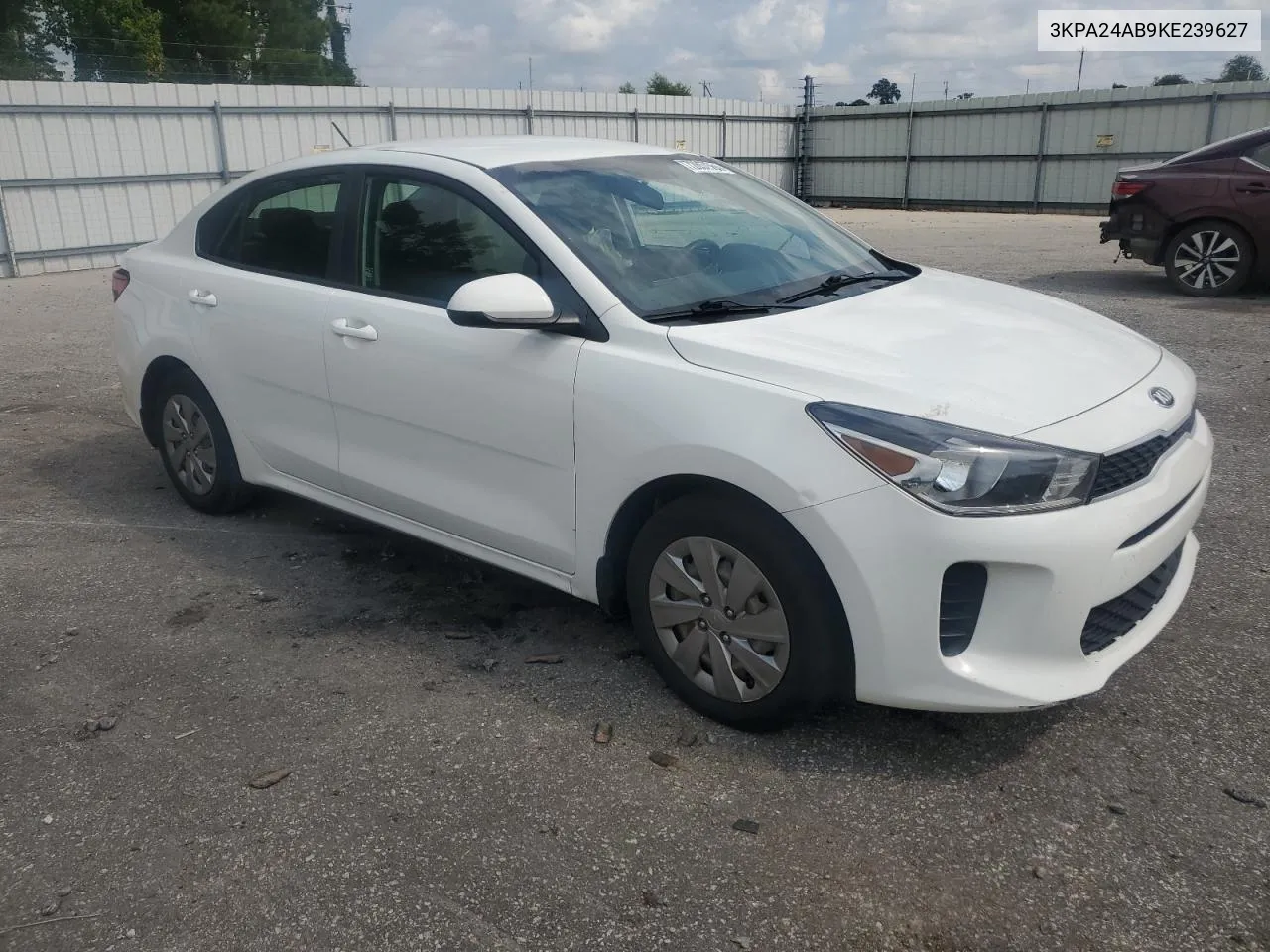 2019 Kia Rio S VIN: 3KPA24AB9KE239627 Lot: 72857564