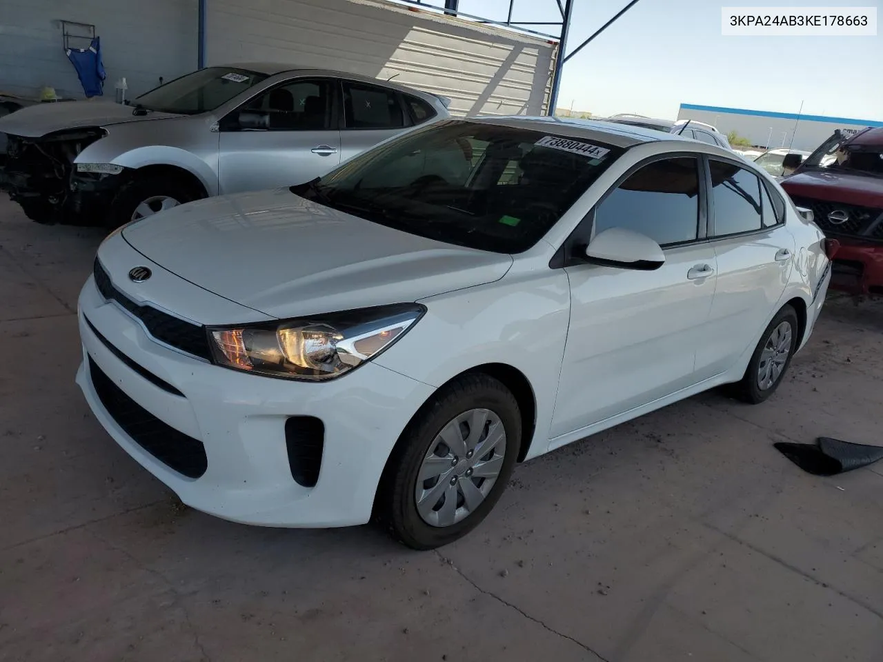 3KPA24AB3KE178663 2019 Kia Rio S