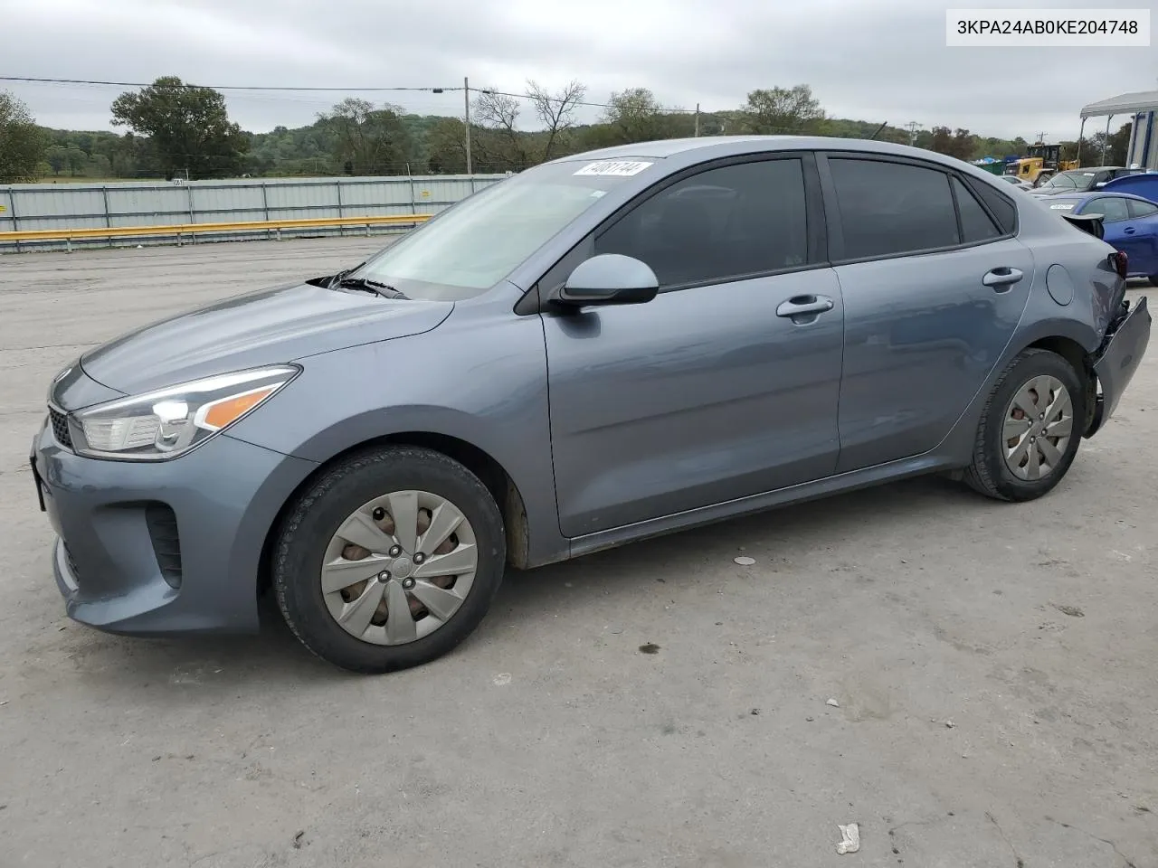 2019 Kia Rio S VIN: 3KPA24AB0KE204748 Lot: 74081744