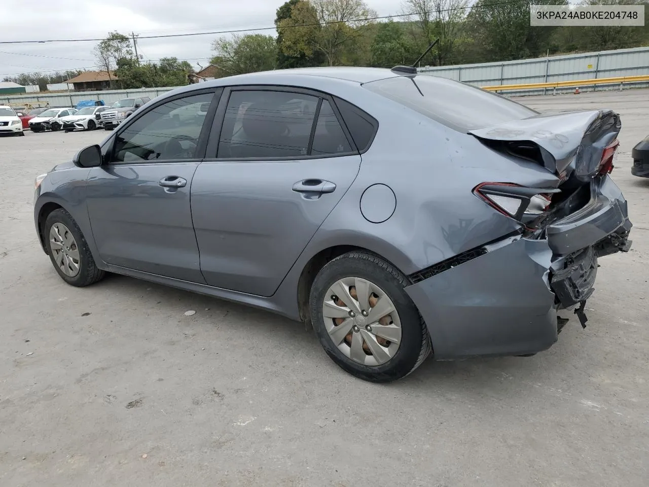 2019 Kia Rio S VIN: 3KPA24AB0KE204748 Lot: 74081744