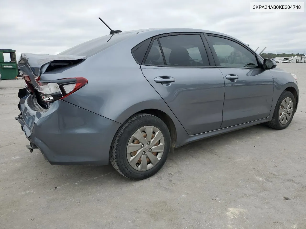 2019 Kia Rio S VIN: 3KPA24AB0KE204748 Lot: 74081744