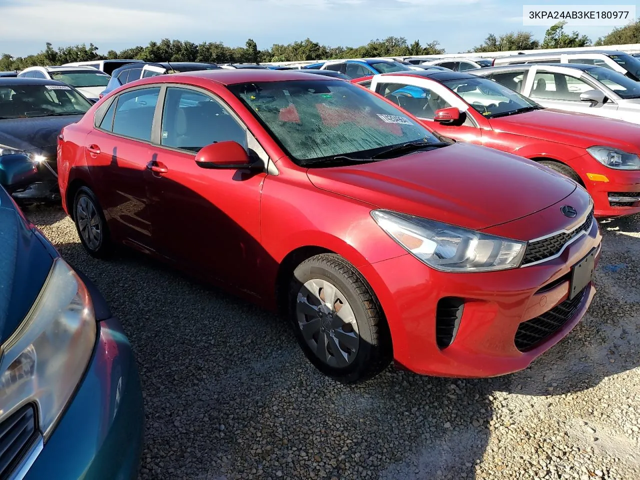 2019 Kia Rio S VIN: 3KPA24AB3KE180977 Lot: 74204964