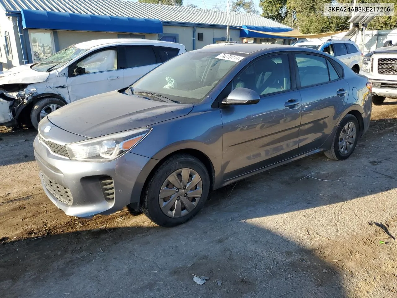 2019 Kia Rio S VIN: 3KPA24AB3KE217266 Lot: 74278114