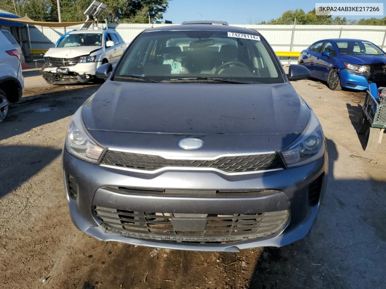 2019 Kia Rio S VIN: 3KPA24AB3KE217266 Lot: 74278114