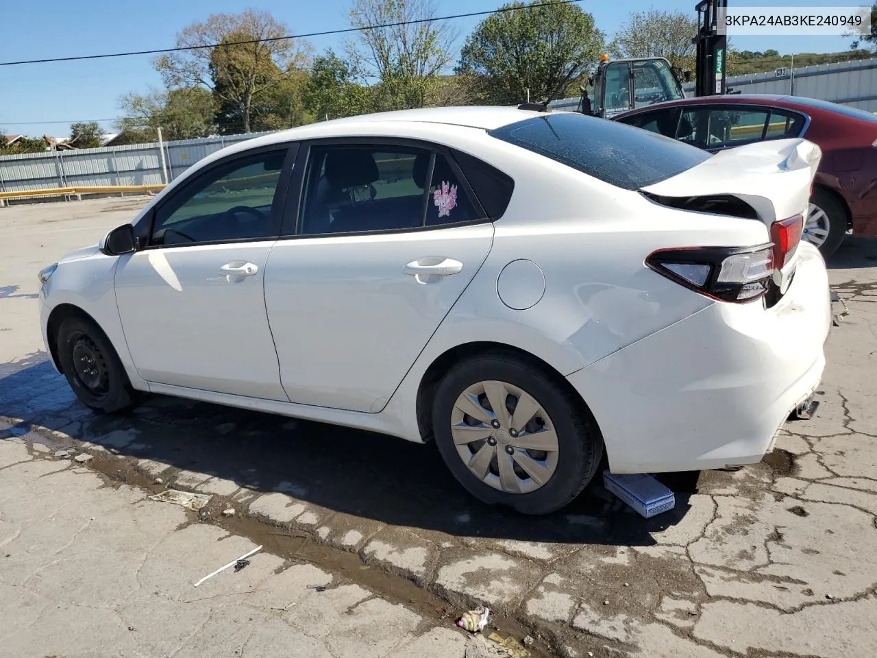 2019 Kia Rio S VIN: 3KPA24AB3KE240949 Lot: 74628924