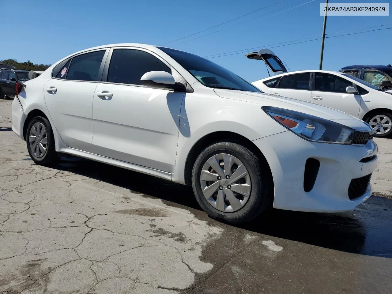 2019 Kia Rio S VIN: 3KPA24AB3KE240949 Lot: 74628924