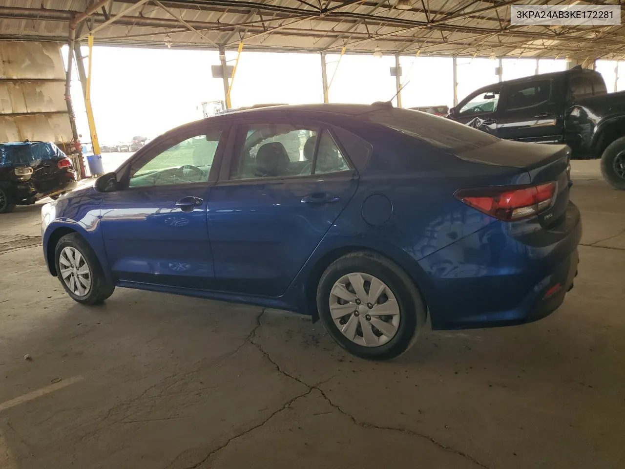 2019 Kia Rio S VIN: 3KPA24AB3KE172281 Lot: 74821254