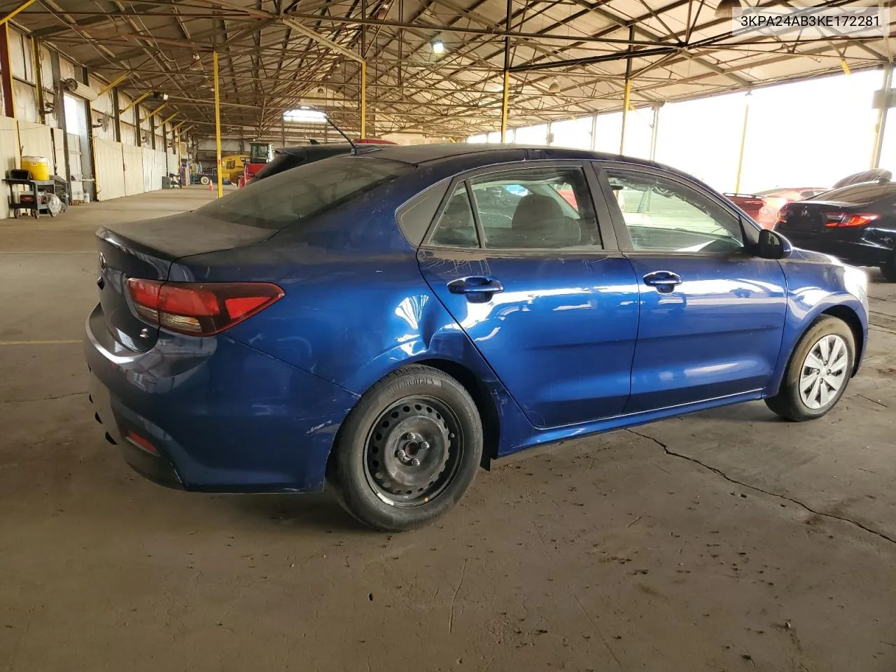 2019 Kia Rio S VIN: 3KPA24AB3KE172281 Lot: 74821254