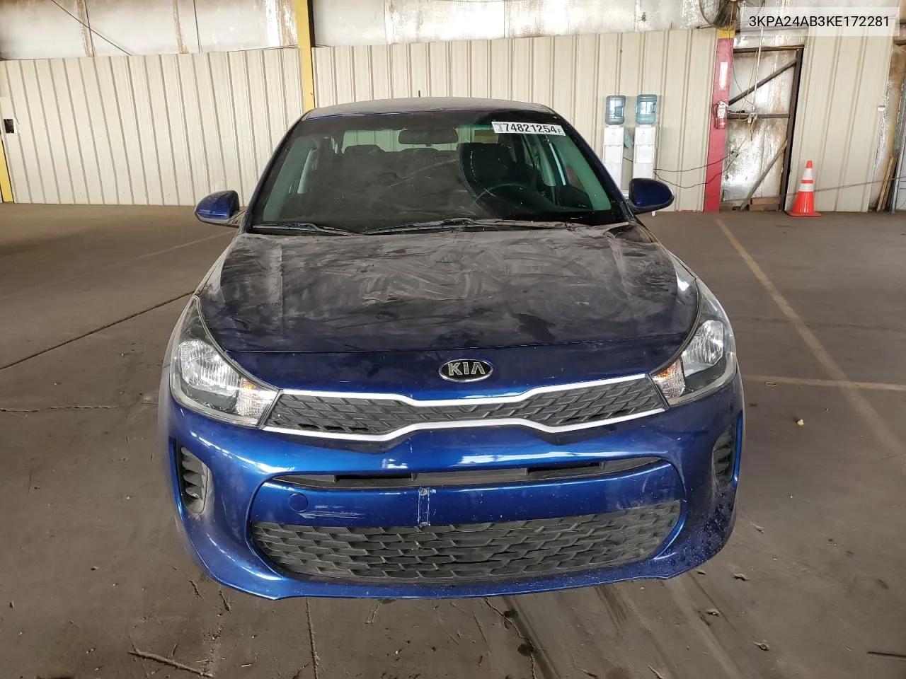 2019 Kia Rio S VIN: 3KPA24AB3KE172281 Lot: 74821254