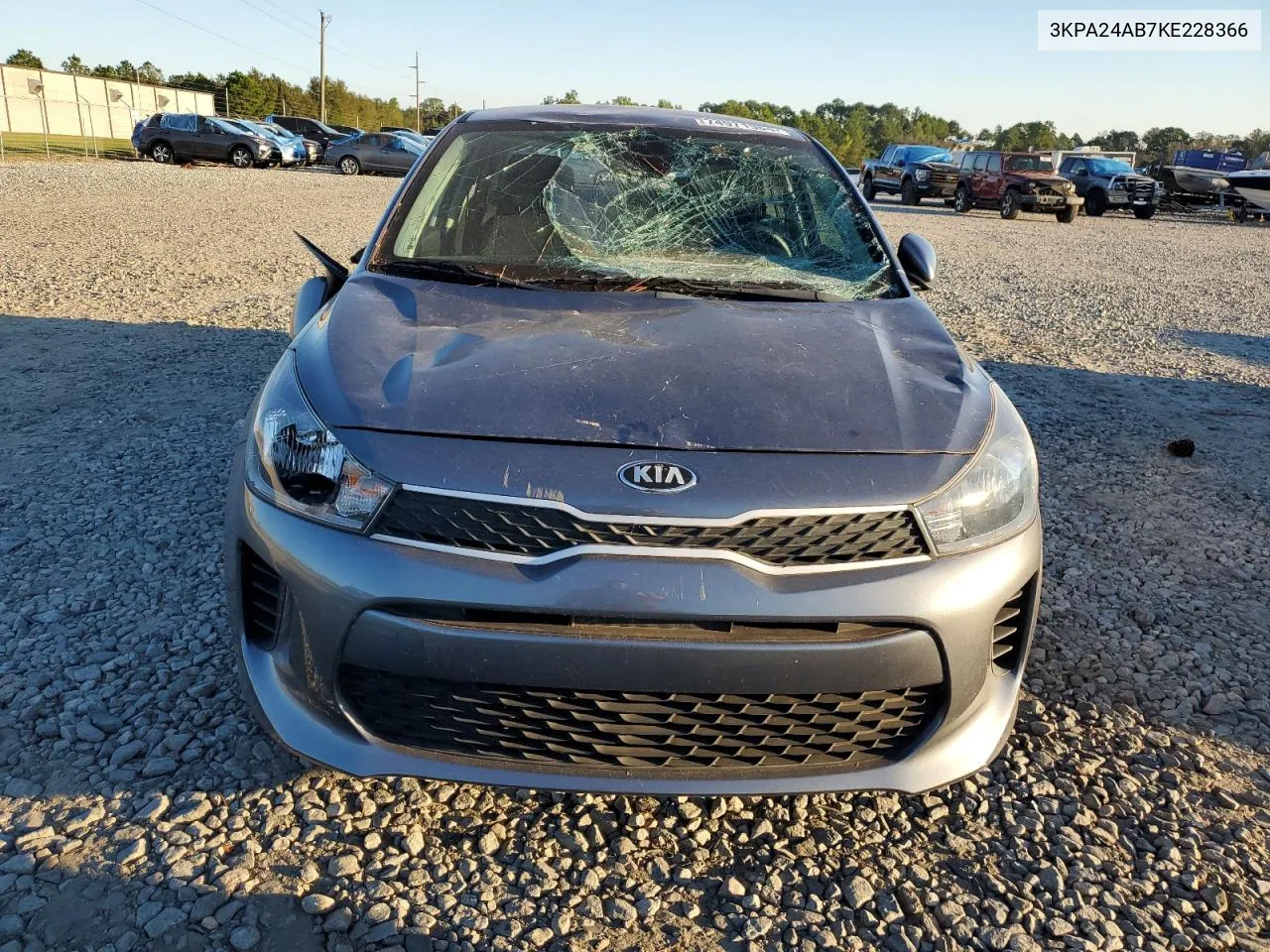 2019 Kia Rio S VIN: 3KPA24AB7KE228366 Lot: 74971984