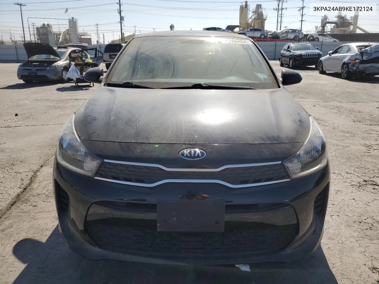 2019 Kia Rio S VIN: 3KPA24AB9KE172124 Lot: 75060404