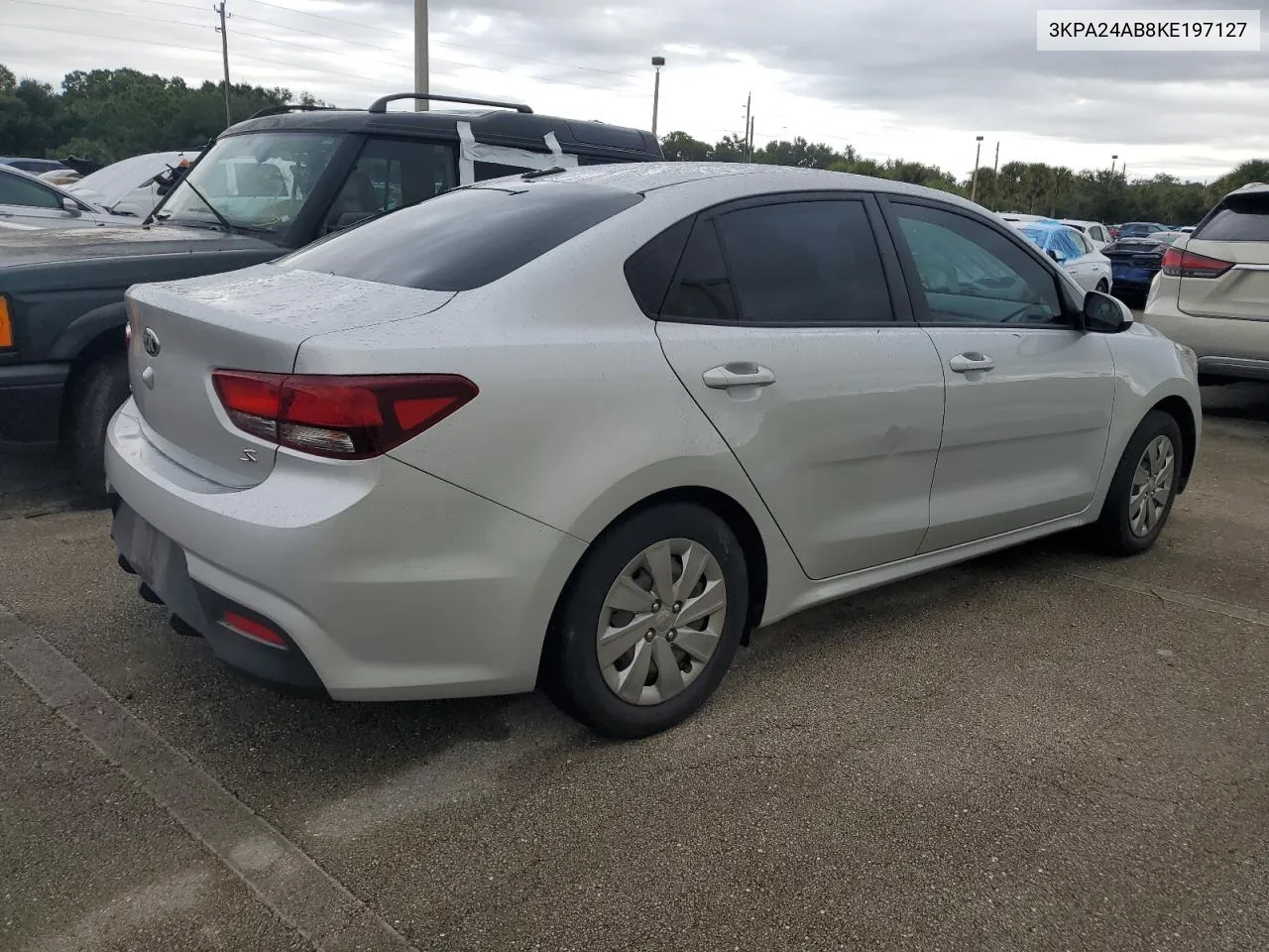 2019 Kia Rio S VIN: 3KPA24AB8KE197127 Lot: 75104294