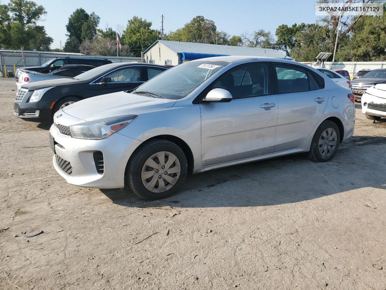 2019 Kia Rio S VIN: 3KPA24AB5KE167129 Lot: 75121264