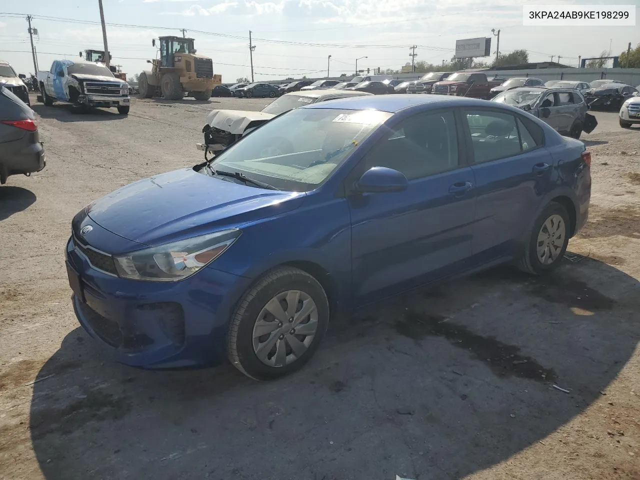 2019 Kia Rio S VIN: 3KPA24AB9KE198299 Lot: 75201804