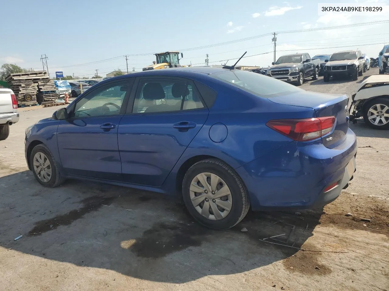 2019 Kia Rio S VIN: 3KPA24AB9KE198299 Lot: 75201804