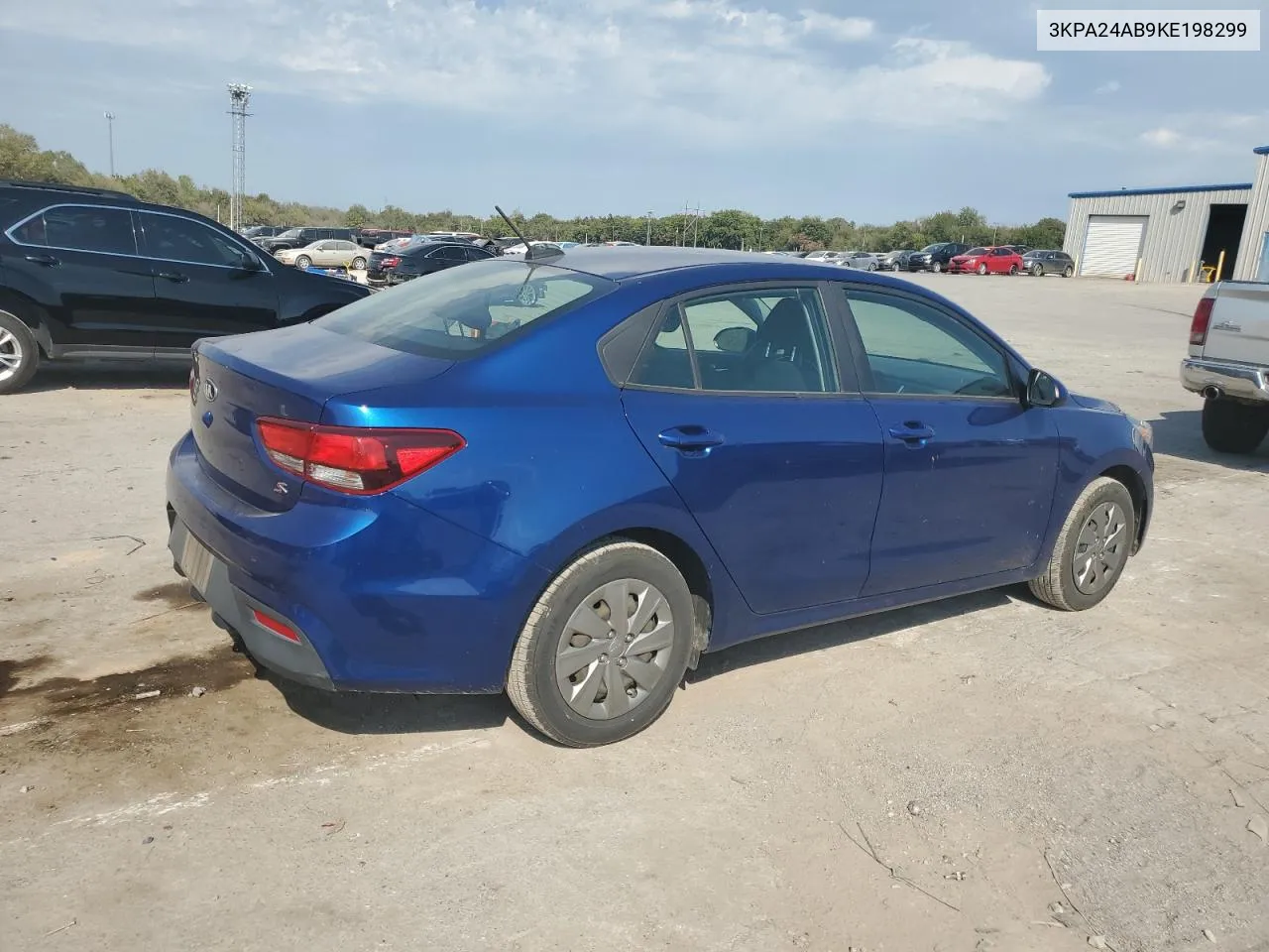 2019 Kia Rio S VIN: 3KPA24AB9KE198299 Lot: 75201804