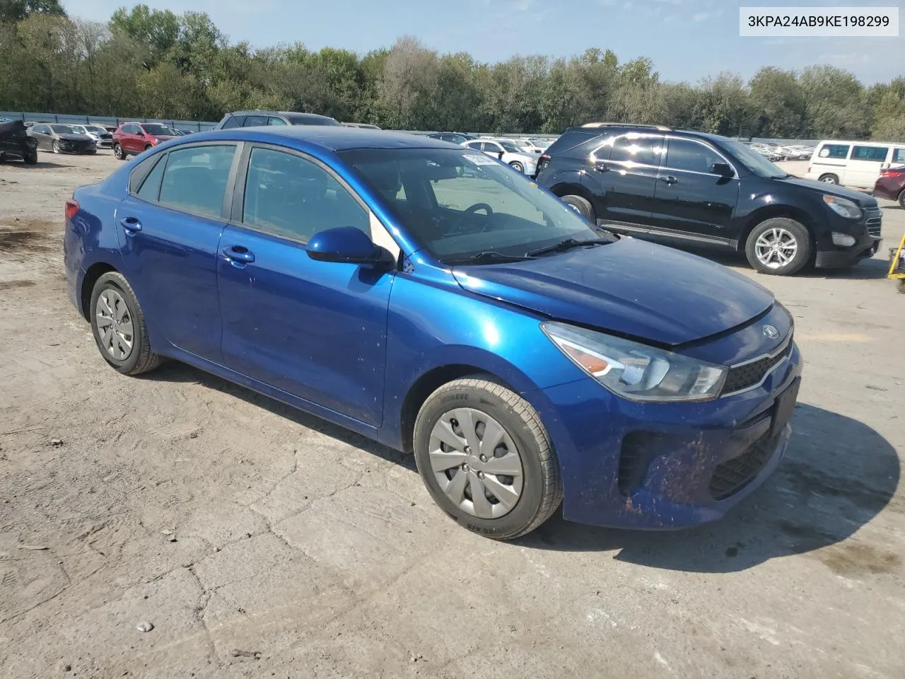 2019 Kia Rio S VIN: 3KPA24AB9KE198299 Lot: 75201804