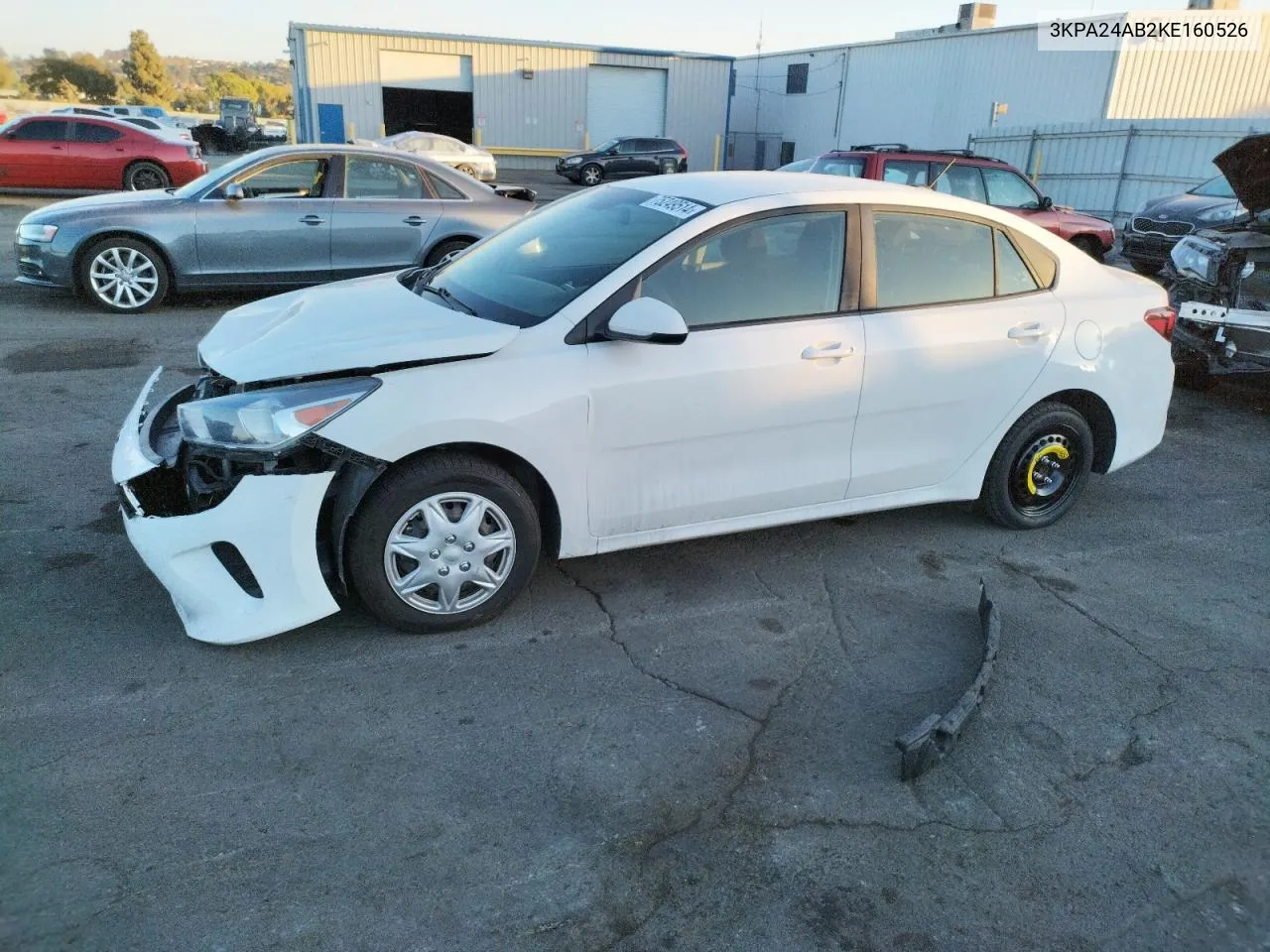 2019 Kia Rio S VIN: 3KPA24AB2KE160526 Lot: 75249514